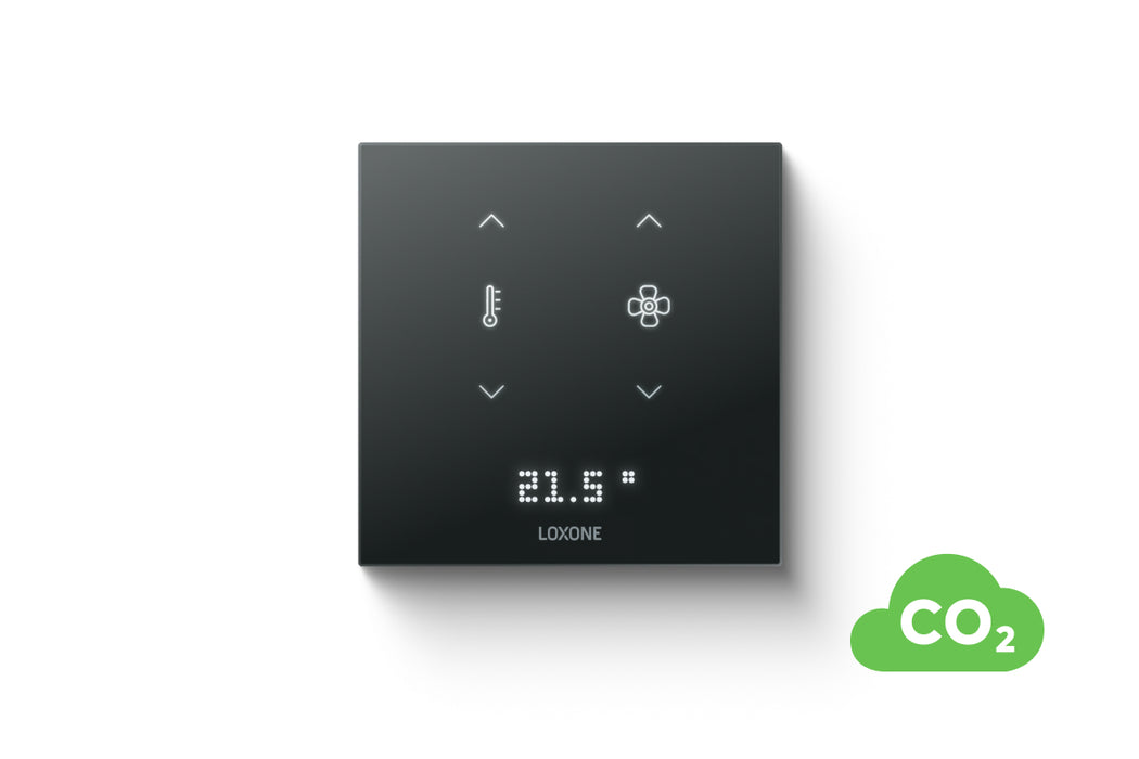 Loxone Touch Pure Flex 24V CO₂ Air antraciet