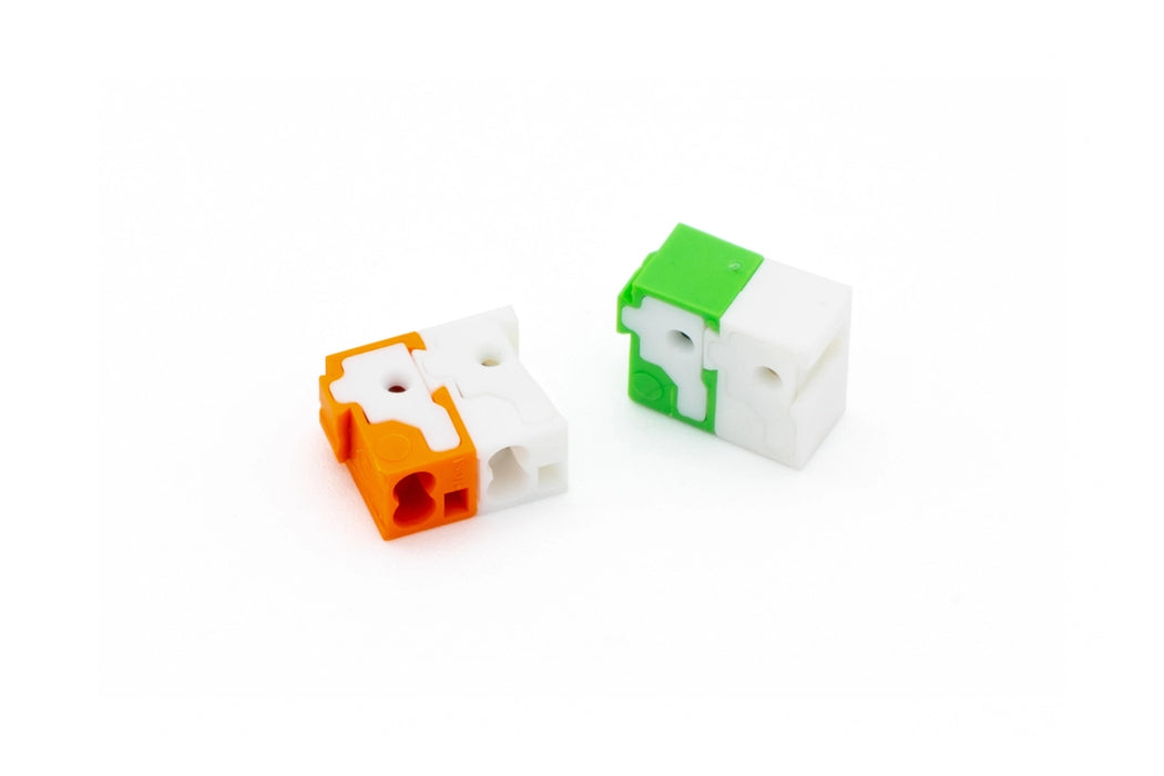 Loxone Intercom set aansluitklemmen groen-wit/oranje-wit