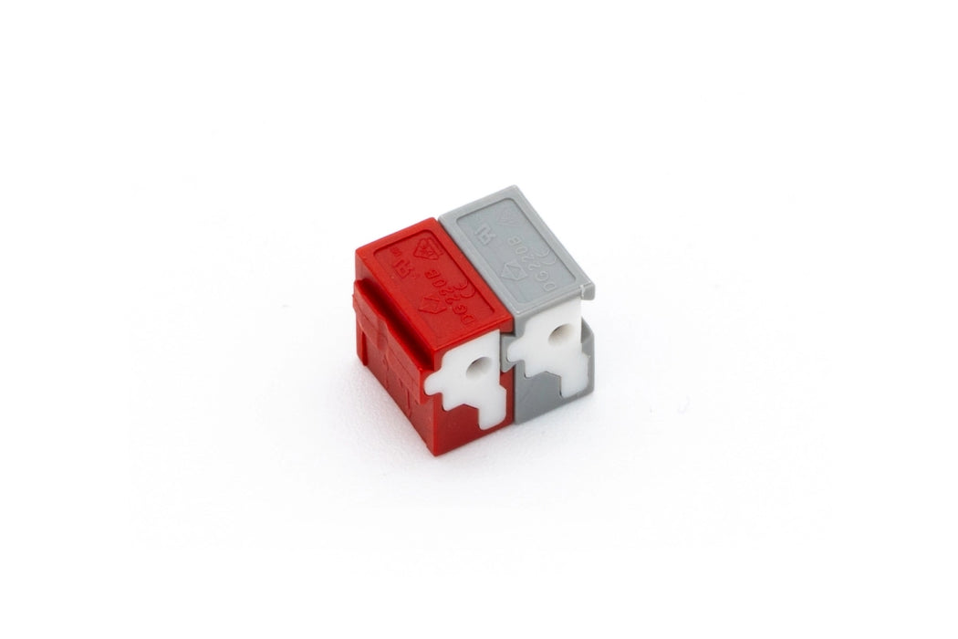 Loxone Duwbare steekklem rood/grijs