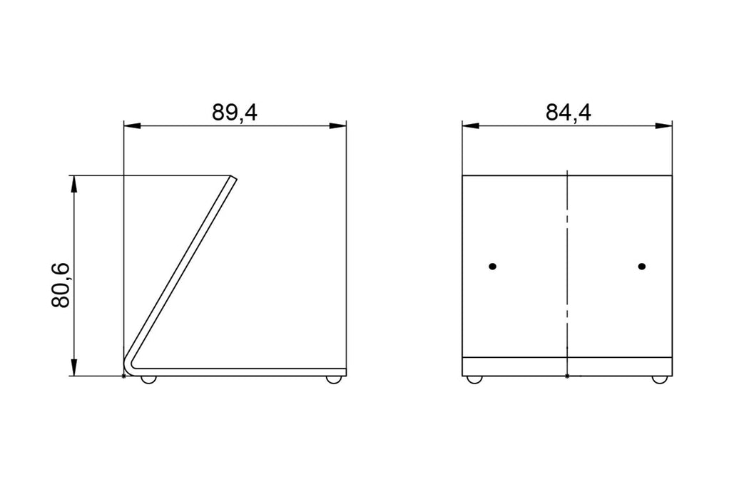 Loxone Stand Base Antraciet