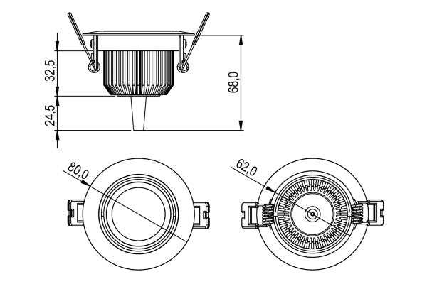 Loxone LED Spot RGBW PWM Wit (v1)